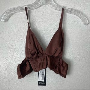 Nasty Gal Love Affair Satin Bralette